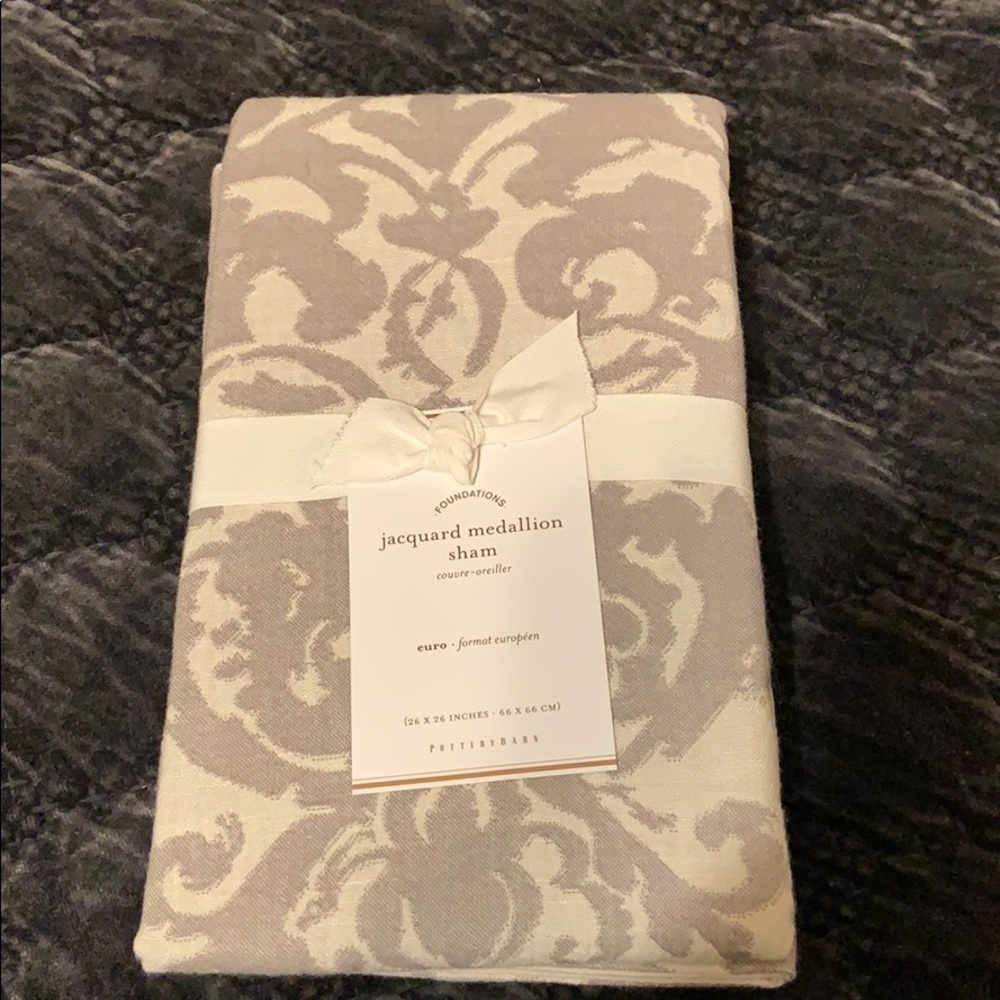 Pottery Barn Jacquard Medallion Shams